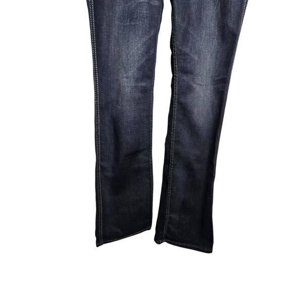 Silver Jeans Midrise Suki Slim Boot Curvy Bootcut Jeans Size 30x33 - Picture 3 of 12